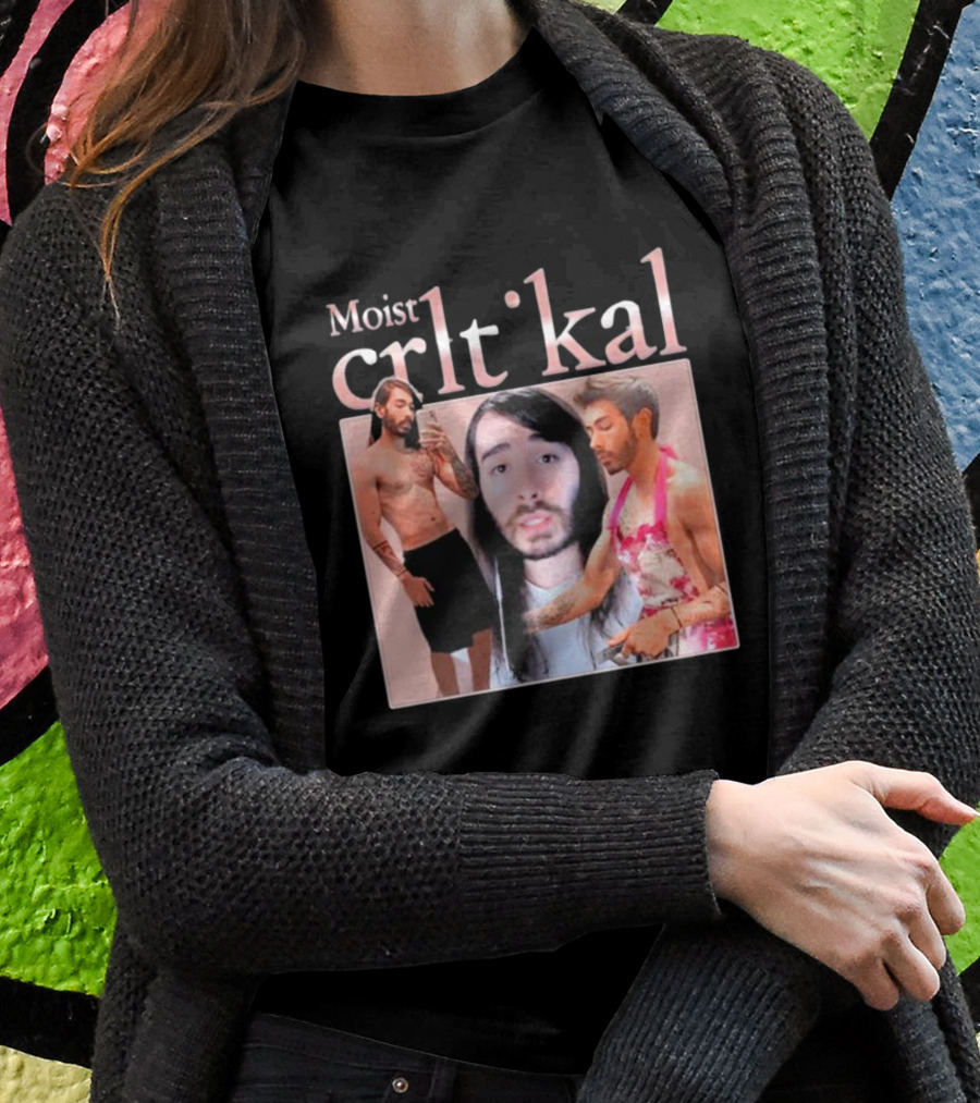 Moistcr1tikal Connor Amari Editable Screenshot Long Hair Apron Mirror Selfie T-Shirt