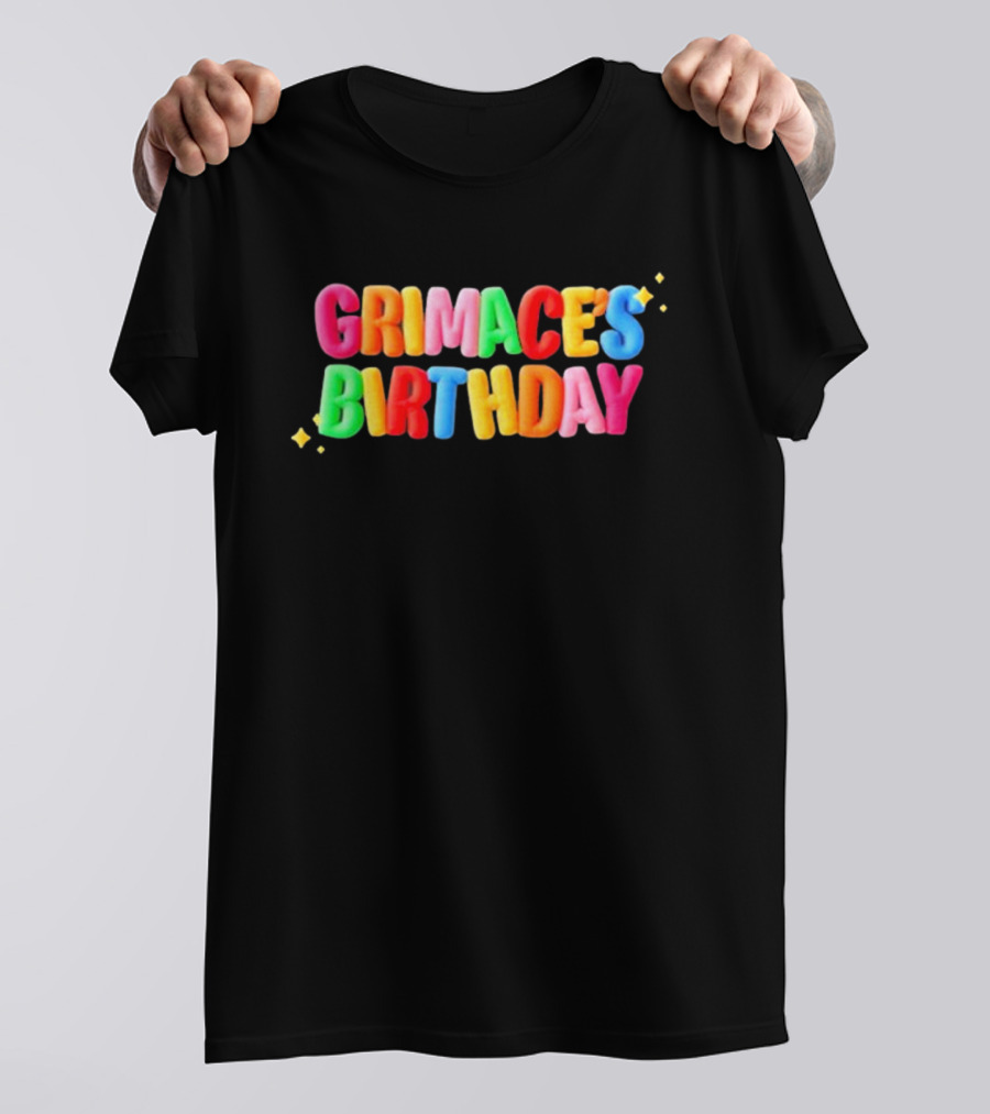 Grimace's Birthday HuinGuillaume Colorful T-Shirt