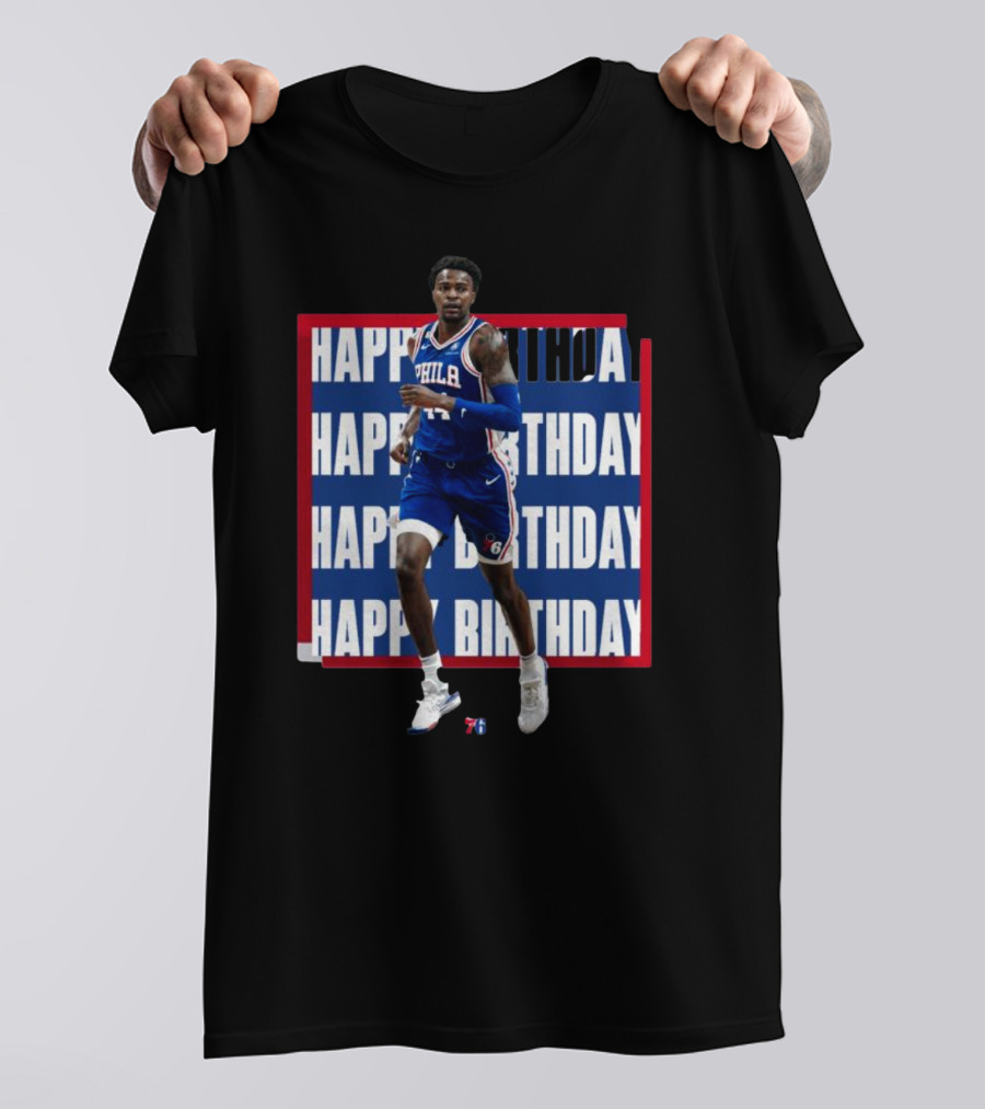 Philadelphia 76ers Happy Birthday Paul Reed Basketball T-Shirt