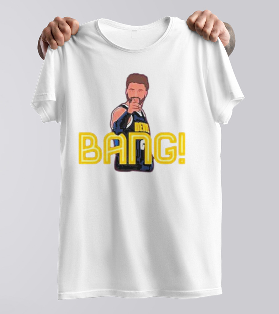 Product Deco Apparel Co. Nate Kreckman Bang Denver Basketball Iconic Gesture T-Shirt