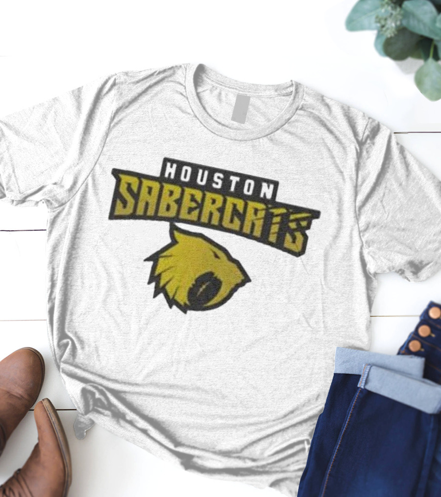 Houston SaberCats Yellow T-Shirt