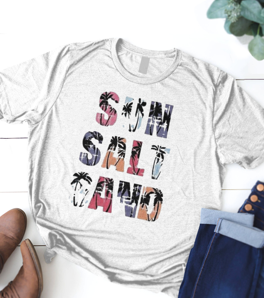 Sun Salt Sand Tropical Beach Vibes T-Shirt