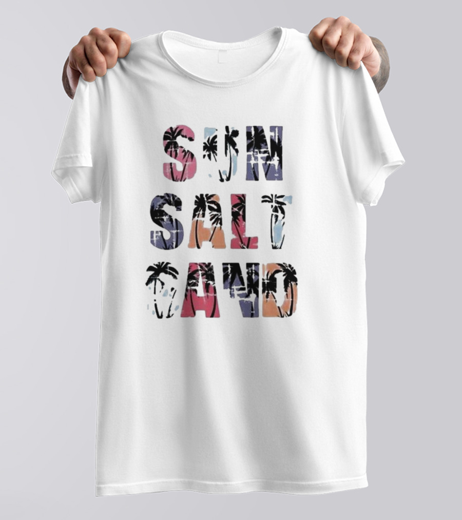 Sun Salt Sand Tropical Beach Vibes T-Shirt