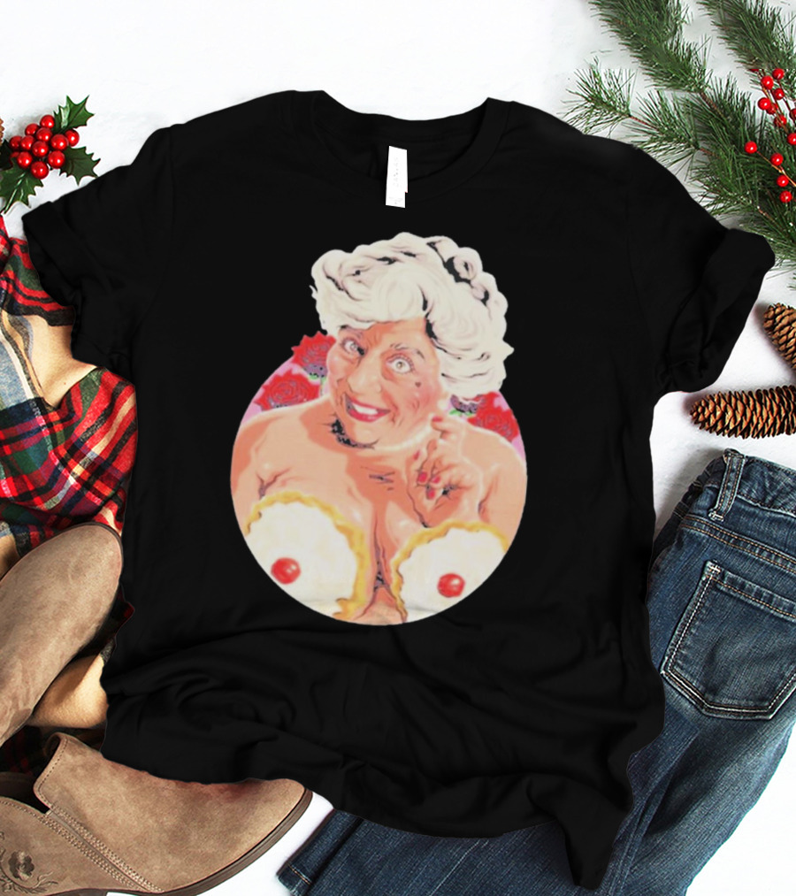 Miriam Saucy Grandma With Cake Pops And Roses T-Shirt