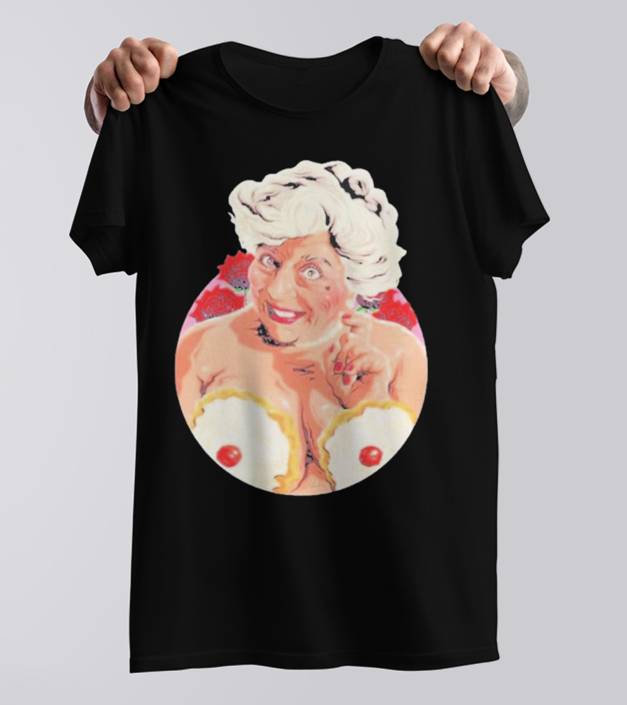 Miriam Saucy Grandma With Cake Pops And Roses T-Shirt