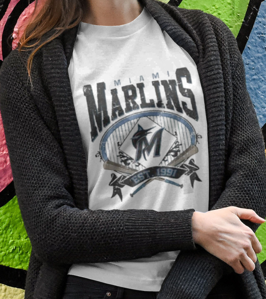 Miami Marlins MLB Baseball Game Day Est. 1993 T-Shirt