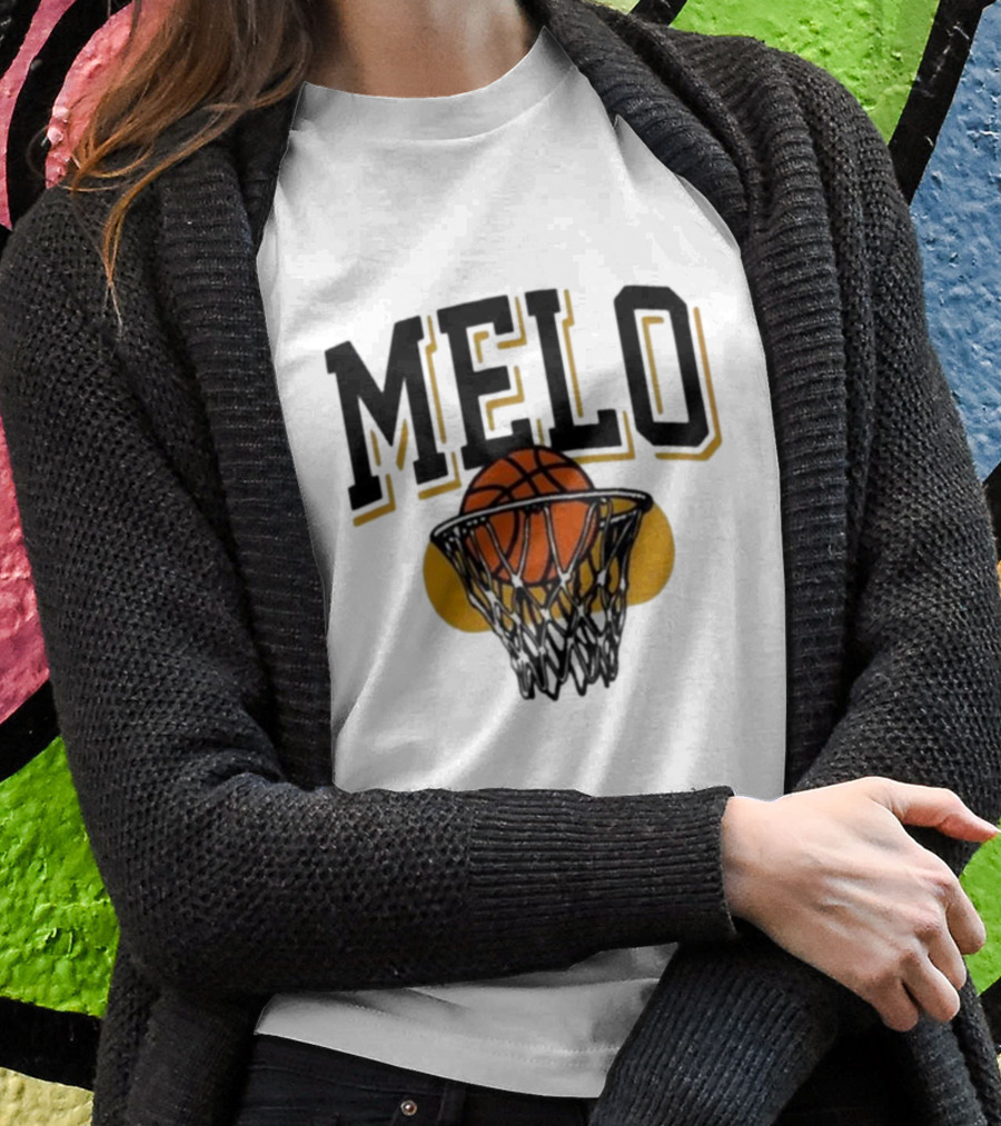 Melo Los Angeles Basketball Hoop Net Iconic T-Shirt