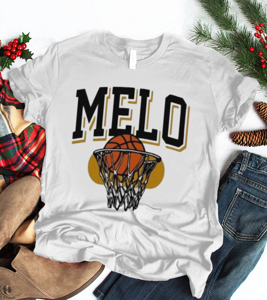 Melo Los Angeles Basketball Hoop Net Iconic T-Shirt