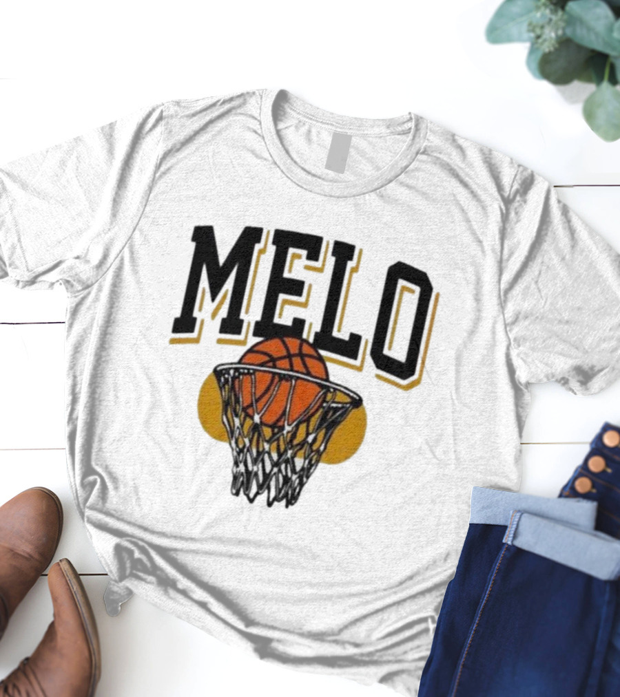 Melo Los Angeles Basketball Hoop Net Iconic T-Shirt