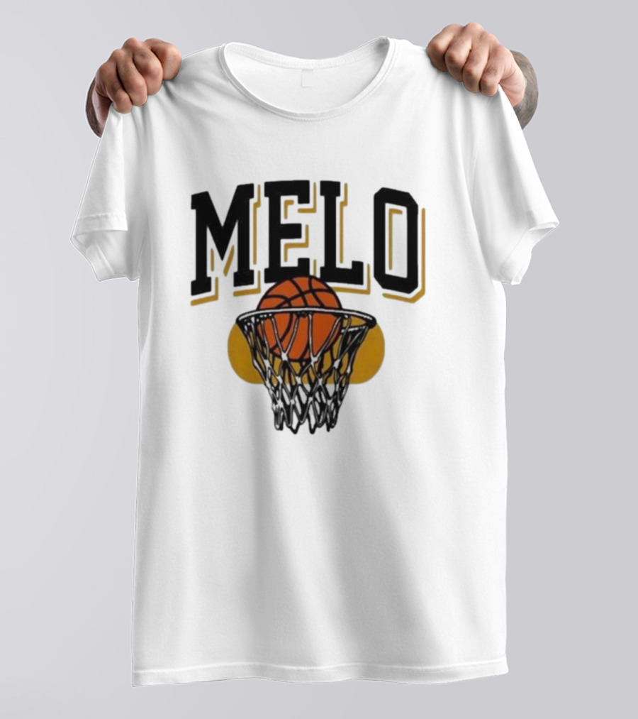 Melo Los Angeles Basketball Hoop Net Iconic T-Shirt