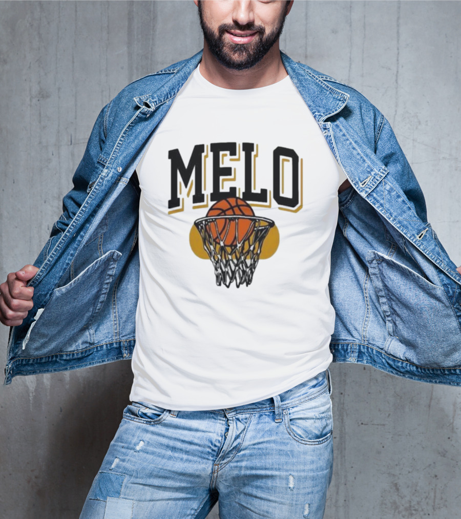 Melo Los Angeles Basketball Hoop Net Iconic T-Shirt