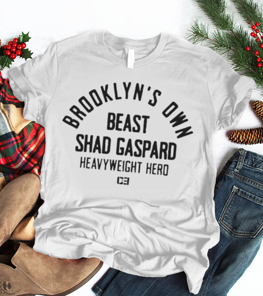 Brooklyn's Own Beast Shad Gaspard Heavyweight Hero CE1 T-Shirt
