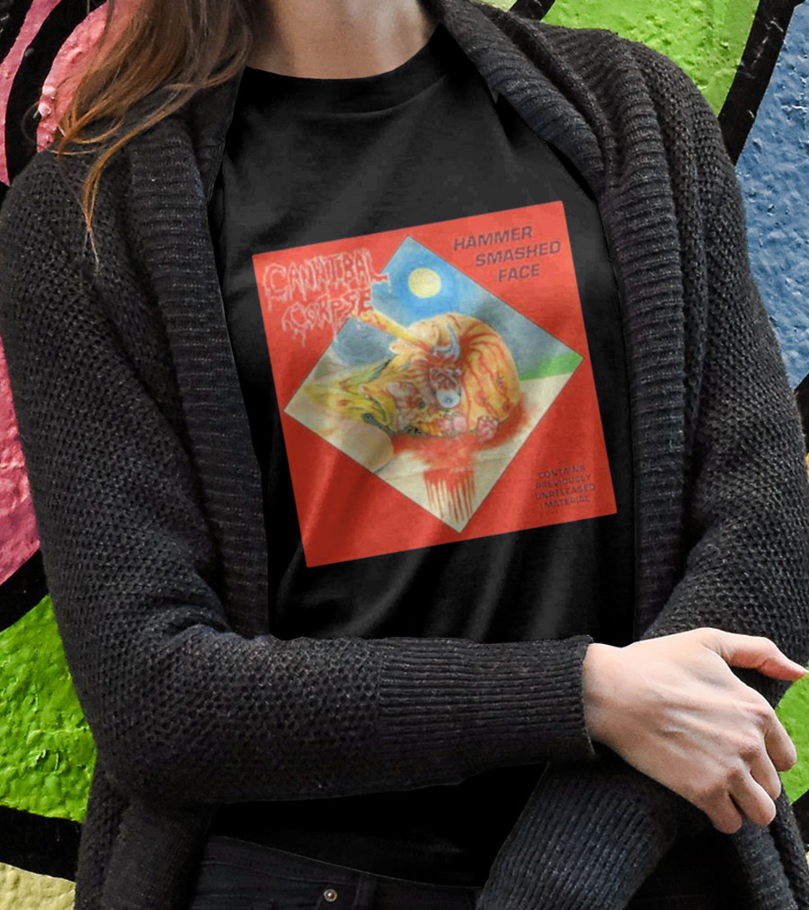 Cannibal Corpse Hammer Smashed Face Contains Previously Unreleased Material T-Shirt