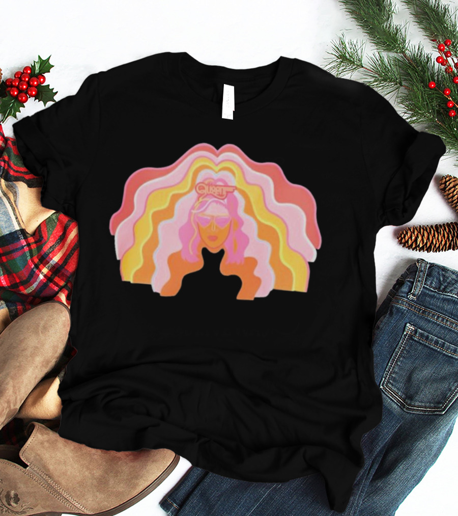 Queen Radio Flow Retro Psychedelic Vibes T-Shirt