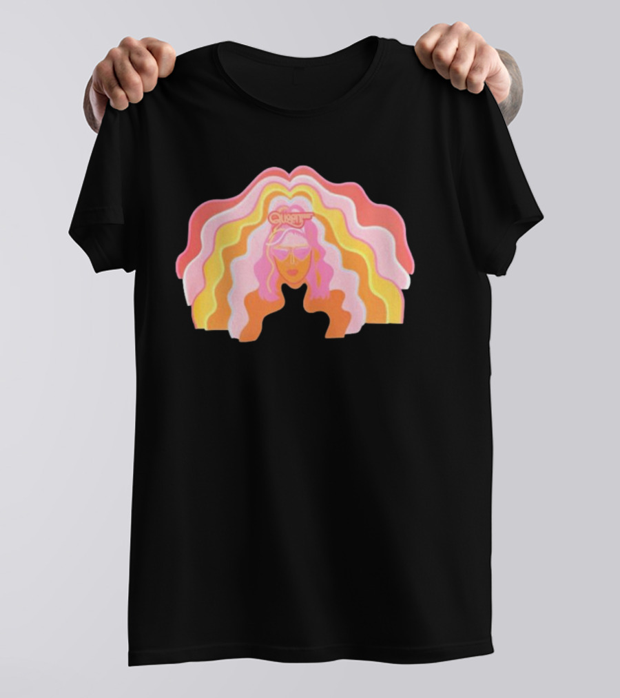 Queen Radio Flow Retro Psychedelic Vibes T-Shirt