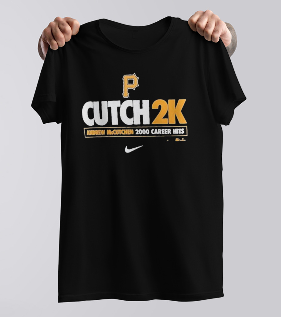 Pittsburgh Pirates Andrew McCutchen Cutch 2K 2000 Career Hits T-Shirt