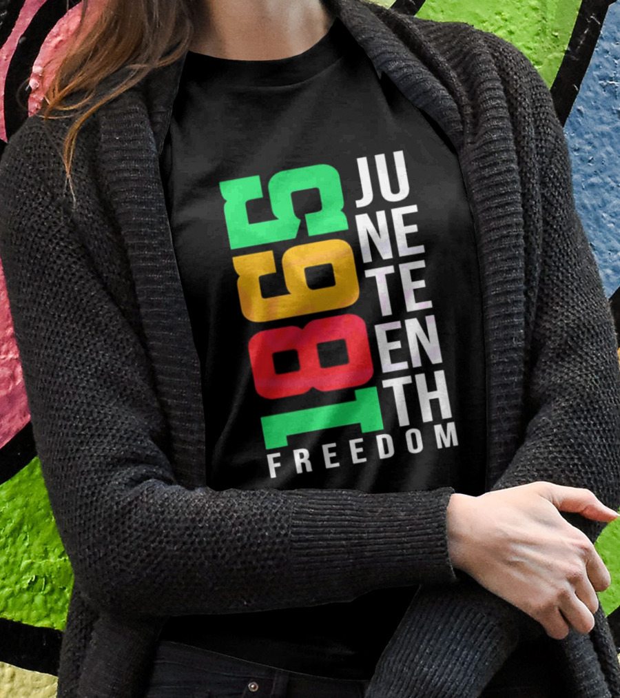 1865 Juneteenth Freedom Black History Month T-Shirt