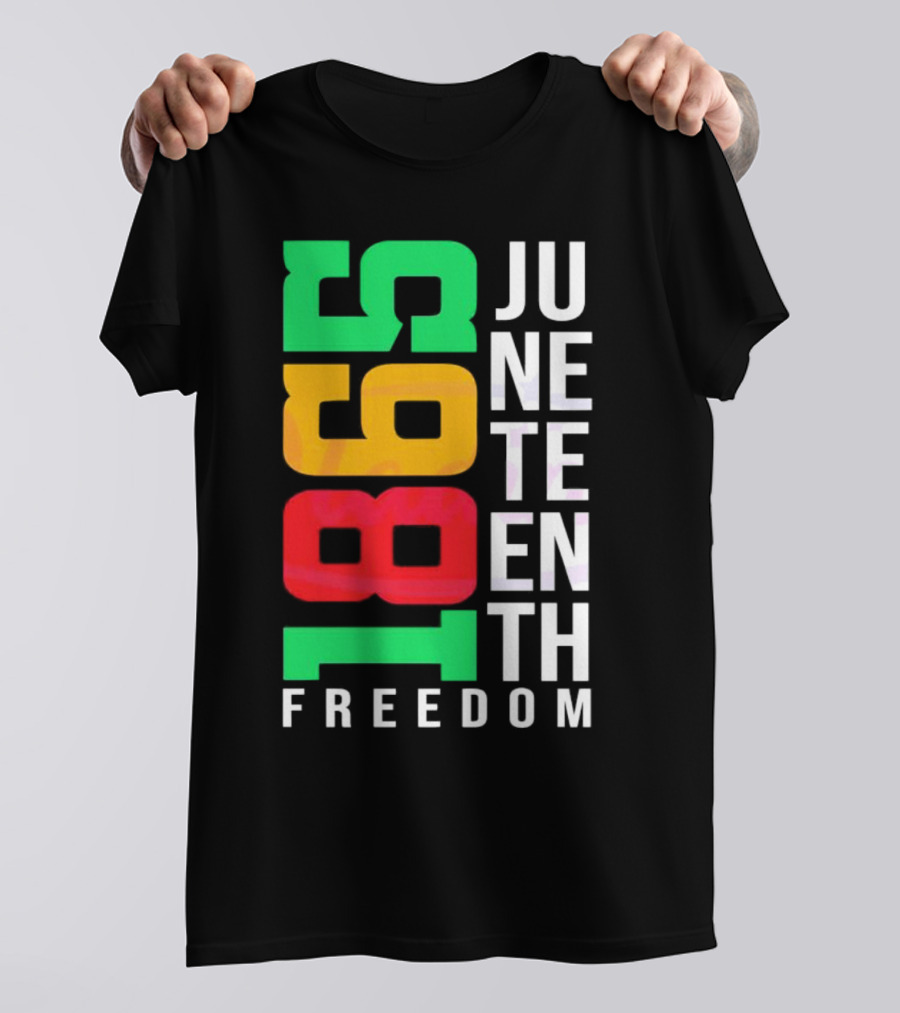 1865 Juneteenth Freedom Black History Month T-Shirt