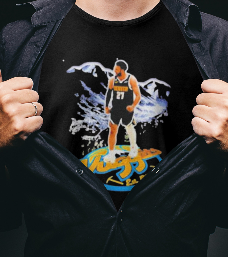 Jamal Murray Nuggets Est 1967 Basketball Player With Mountains T-Shirt