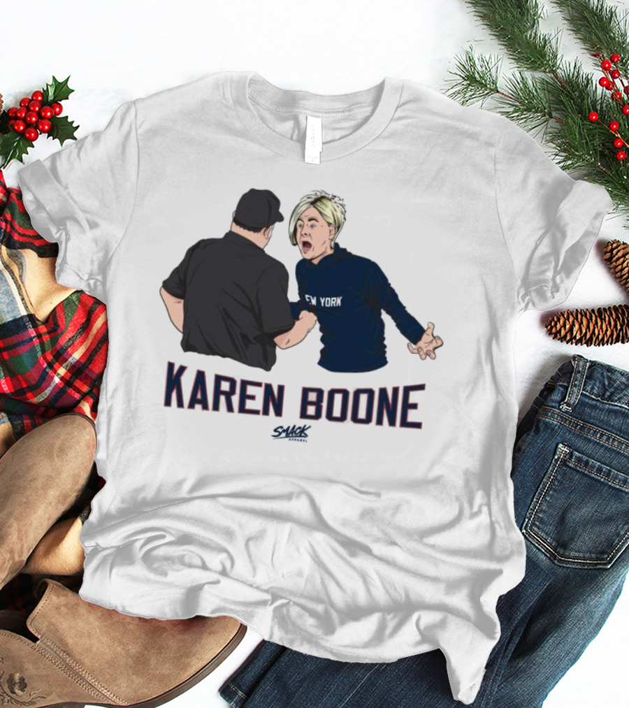 Karen Boone Aaron Boone New York Baseball Meme T-Shirt