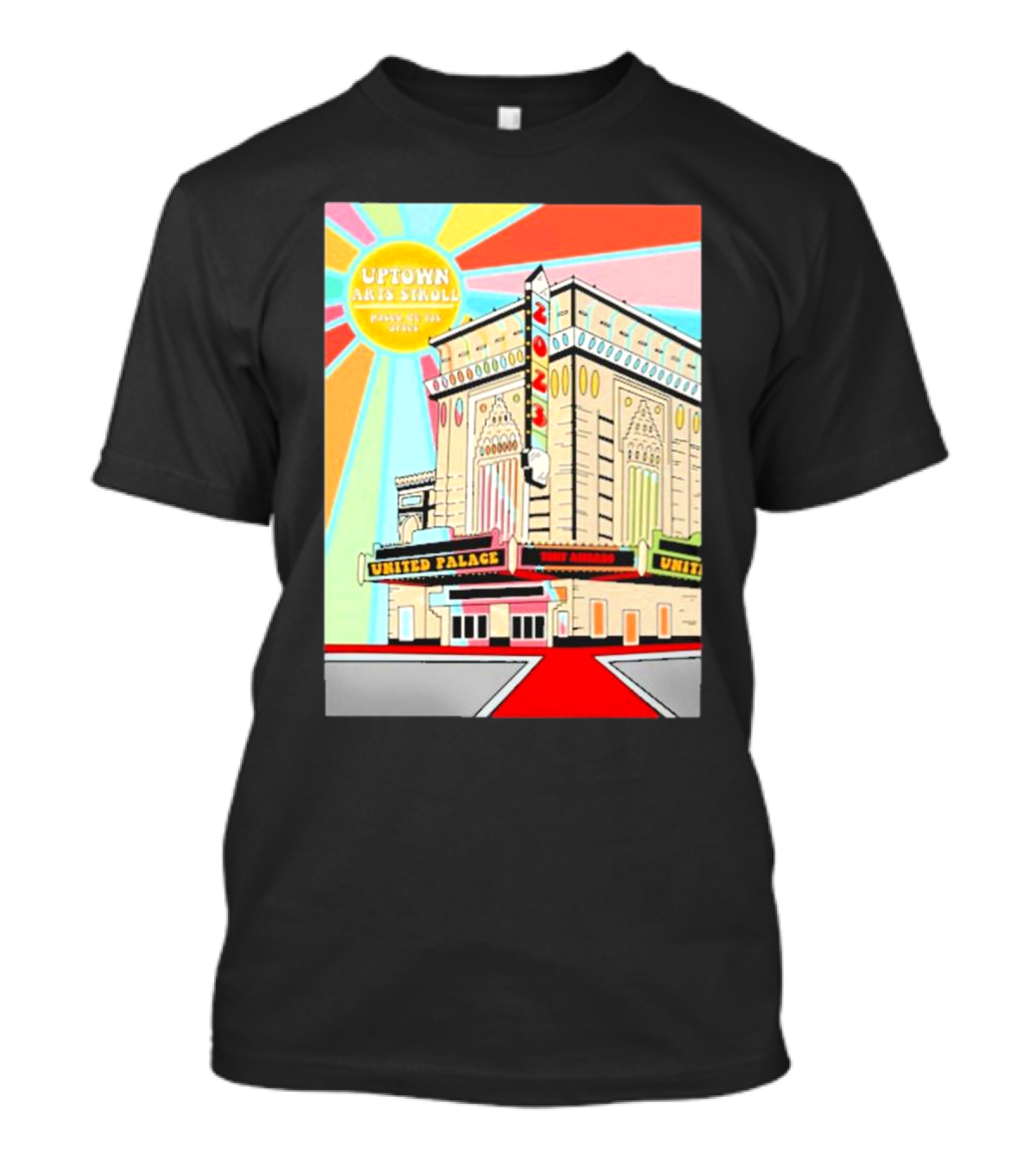 Uptown Arts Stroll United Palace Paseo De Las Artes Vegalteno T-Shirt
