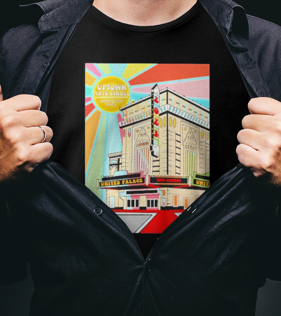 Uptown Arts Stroll United Palace Paseo De Las Artes Vegalteno T-Shirt