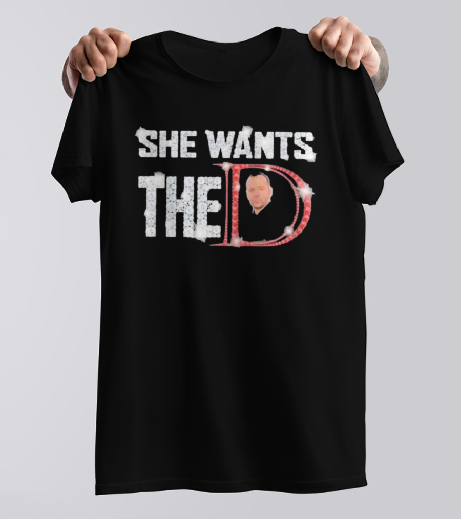 She Wants The Donnie Wahlberg Nkotb T-Shirt