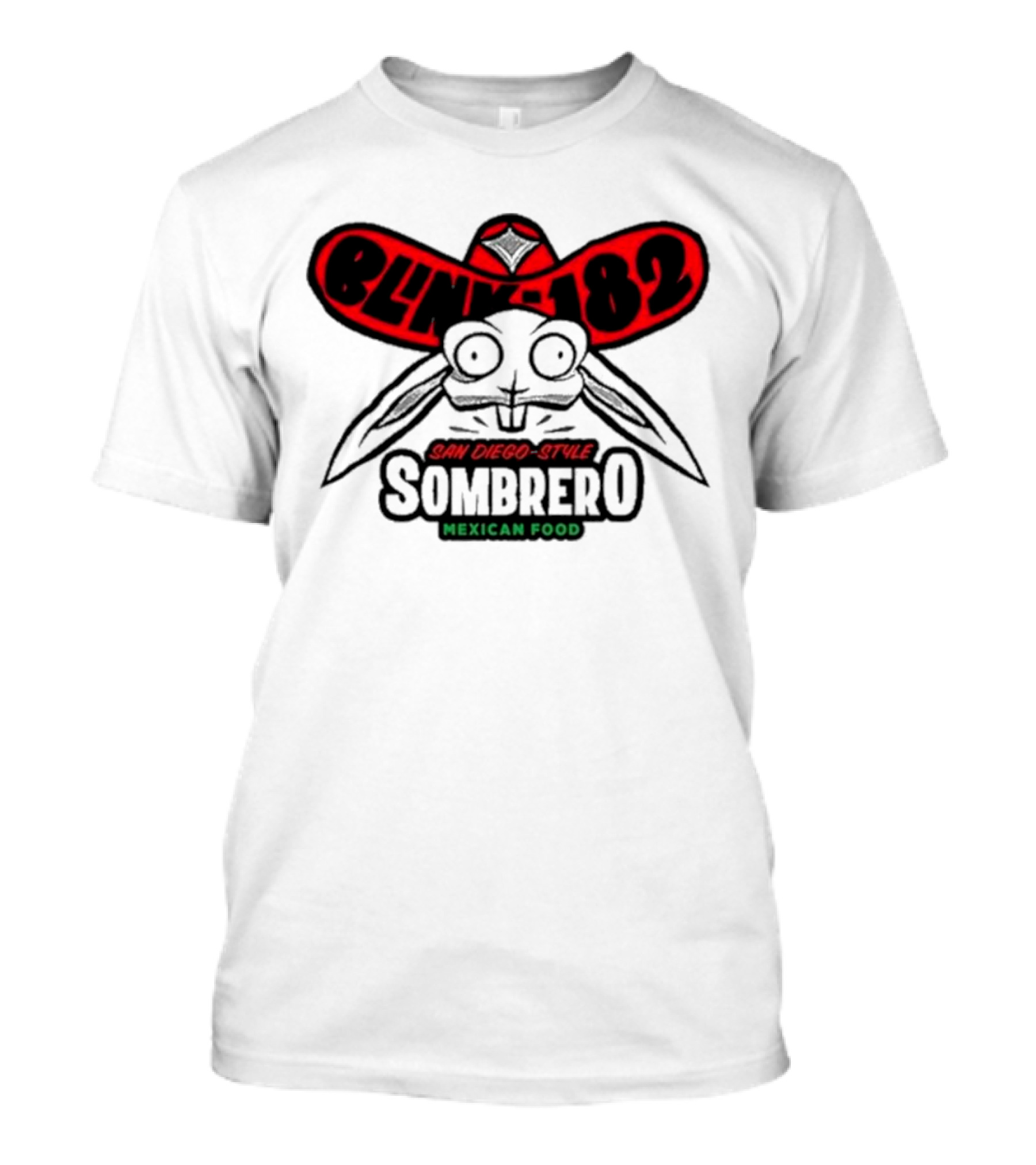 Blink-182 San Diego-Style Sombrero Mexican Food T-Shirt