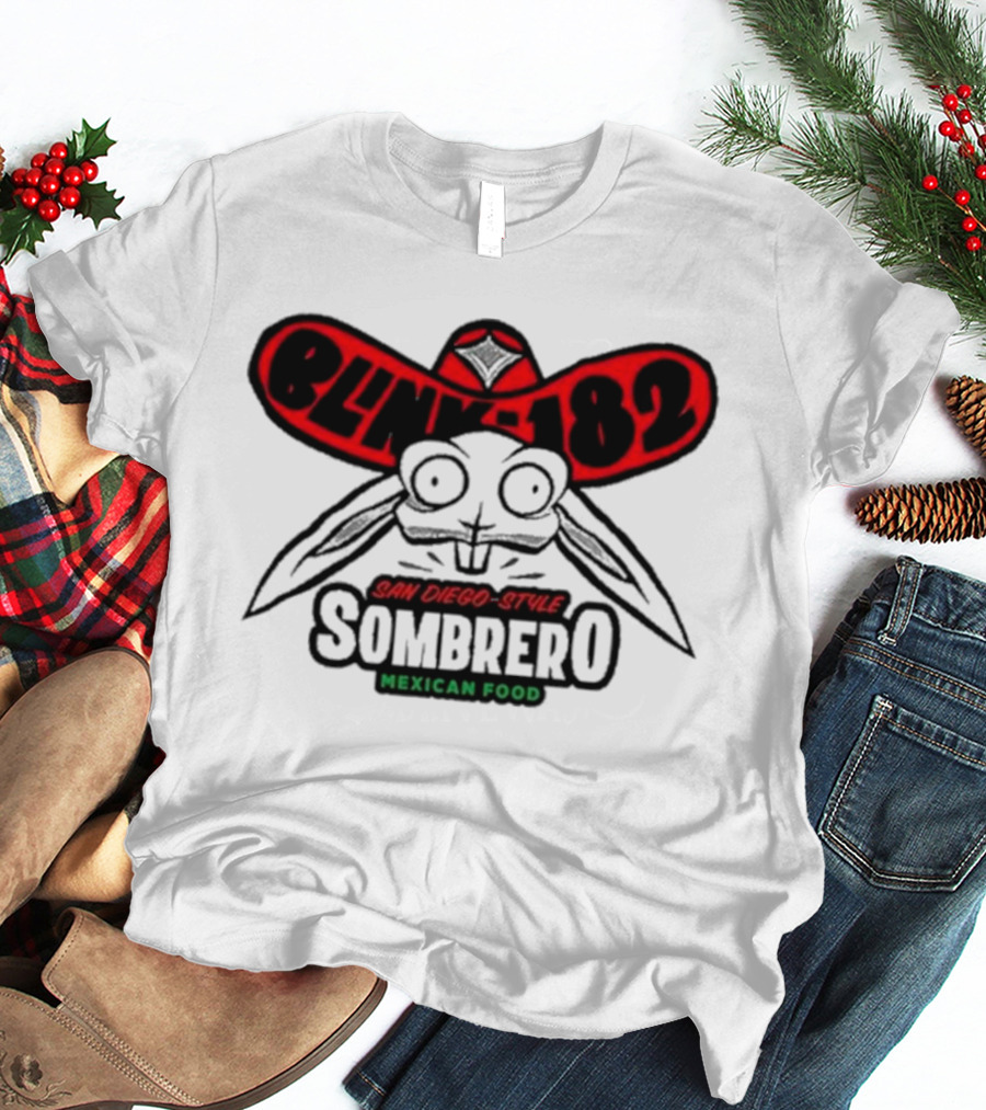 Blink-182 San Diego-Style Sombrero Mexican Food T-Shirt