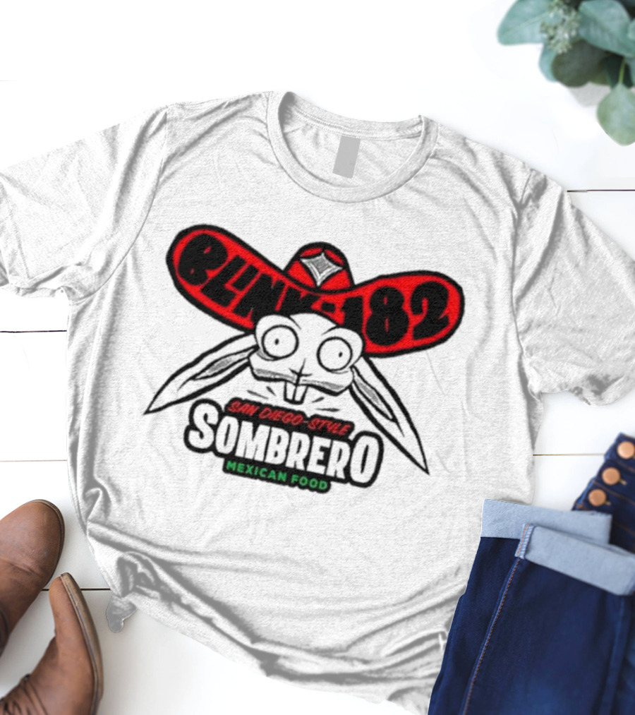 Blink-182 San Diego-Style Sombrero Mexican Food T-Shirt