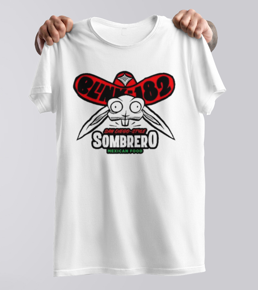 Blink-182 San Diego-Style Sombrero Mexican Food T-Shirt