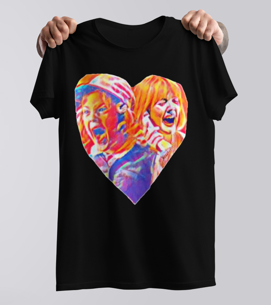 Vintage Movie Scream Drew Barrymore Heart Shaped T-Shirt