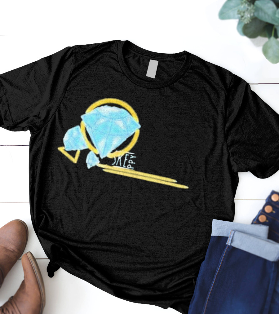Skeppy Merchandise Geo Diamond Sketch Artist Signature T-Shirt