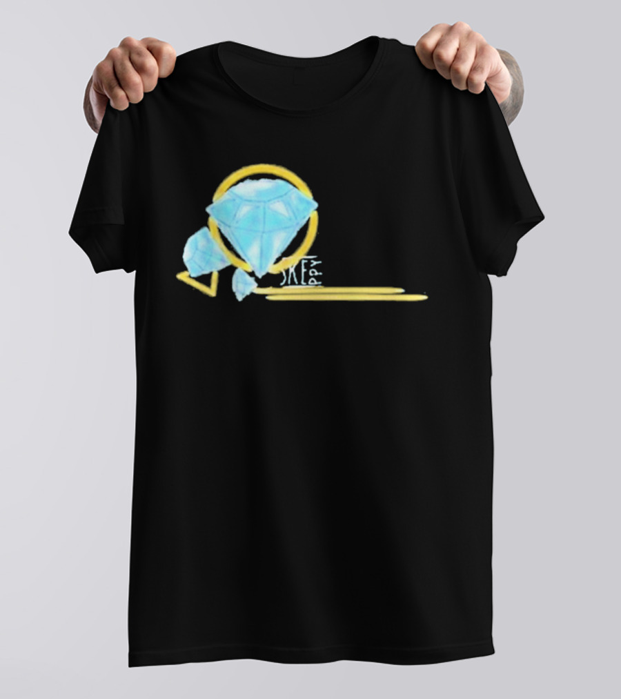 Skeppy Merchandise Geo Diamond Sketch Artist Signature T-Shirt