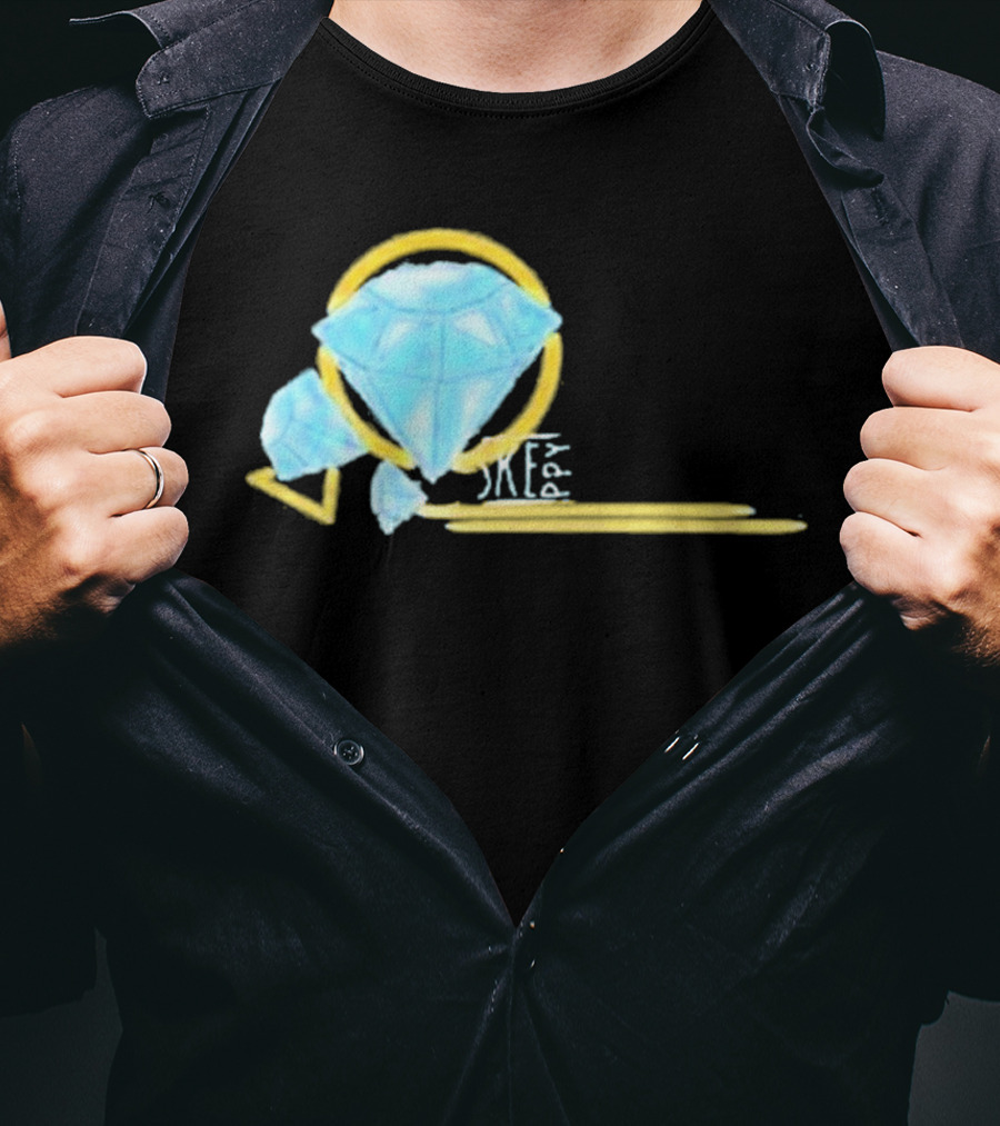 Skeppy Merchandise Geo Diamond Sketch Artist Signature T-Shirt