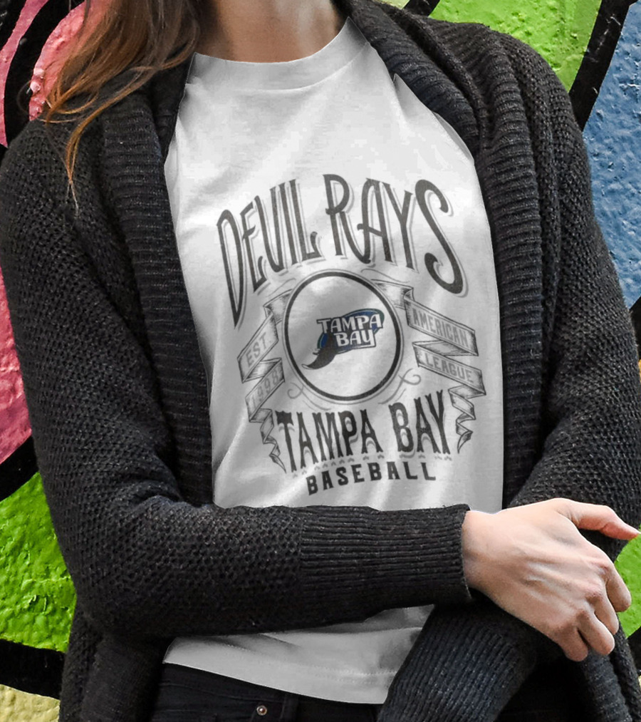 Devil Rays Tampa Bay Baseball Darius Rucker Collection Distressed Rock American League T-Shirt