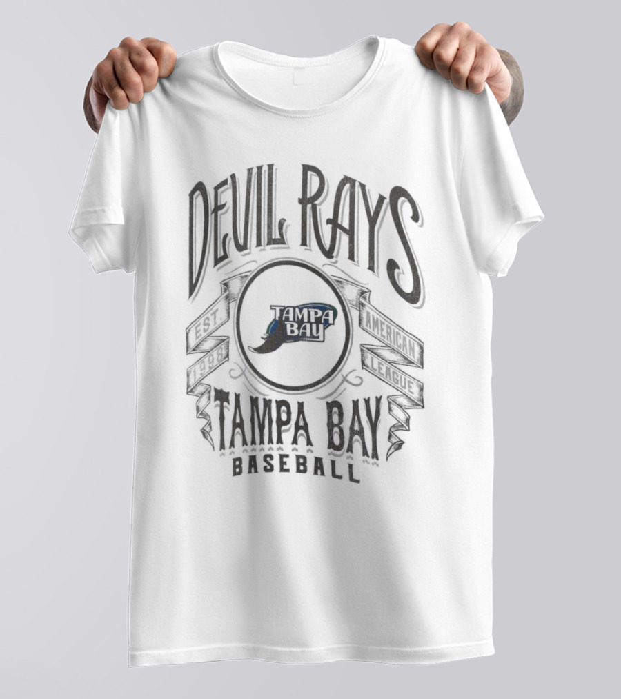Devil Rays Tampa Bay Baseball Darius Rucker Collection Distressed Rock American League T-Shirt