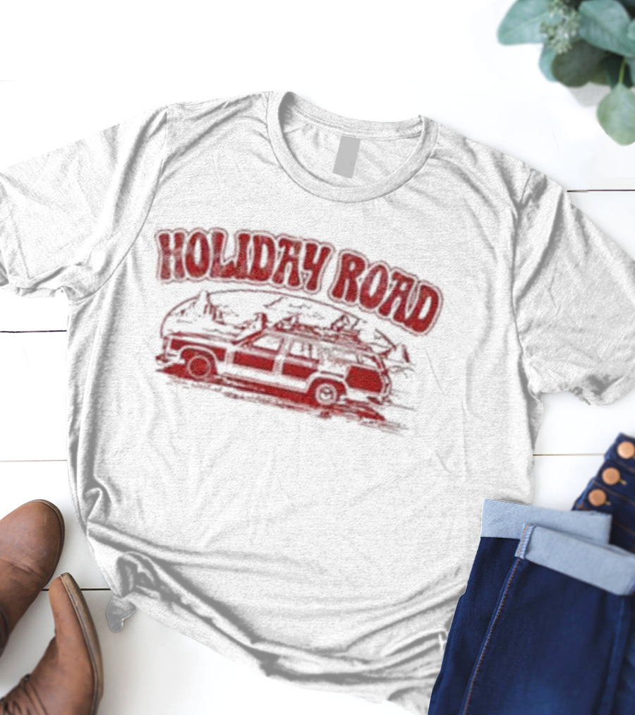 Lindsey Buckingham Holiday Road Vintage Car Graphic Merch T-Shirt
