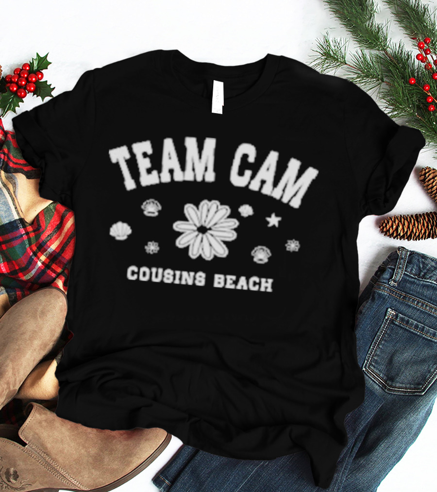 Team Cam Cousins Beach Shells And Star T-Shirt