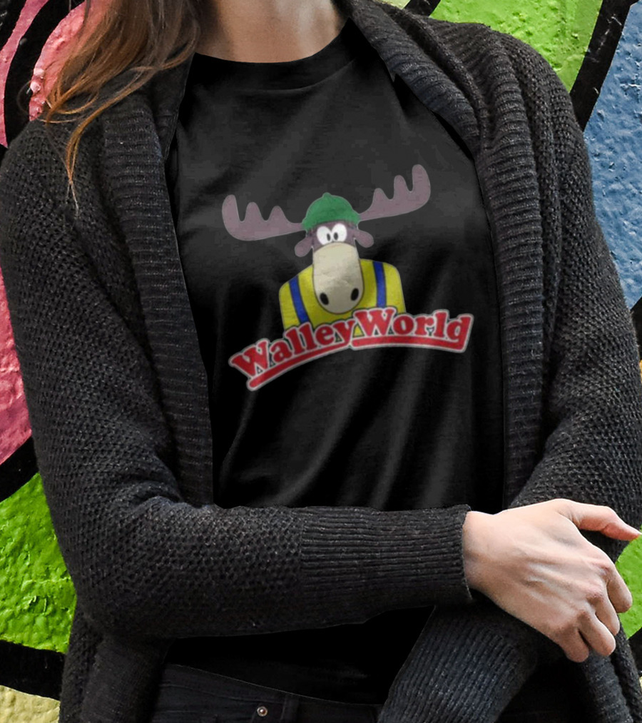 Marty Moose Walley World Mascot Retro Theme Park T-Shirt
