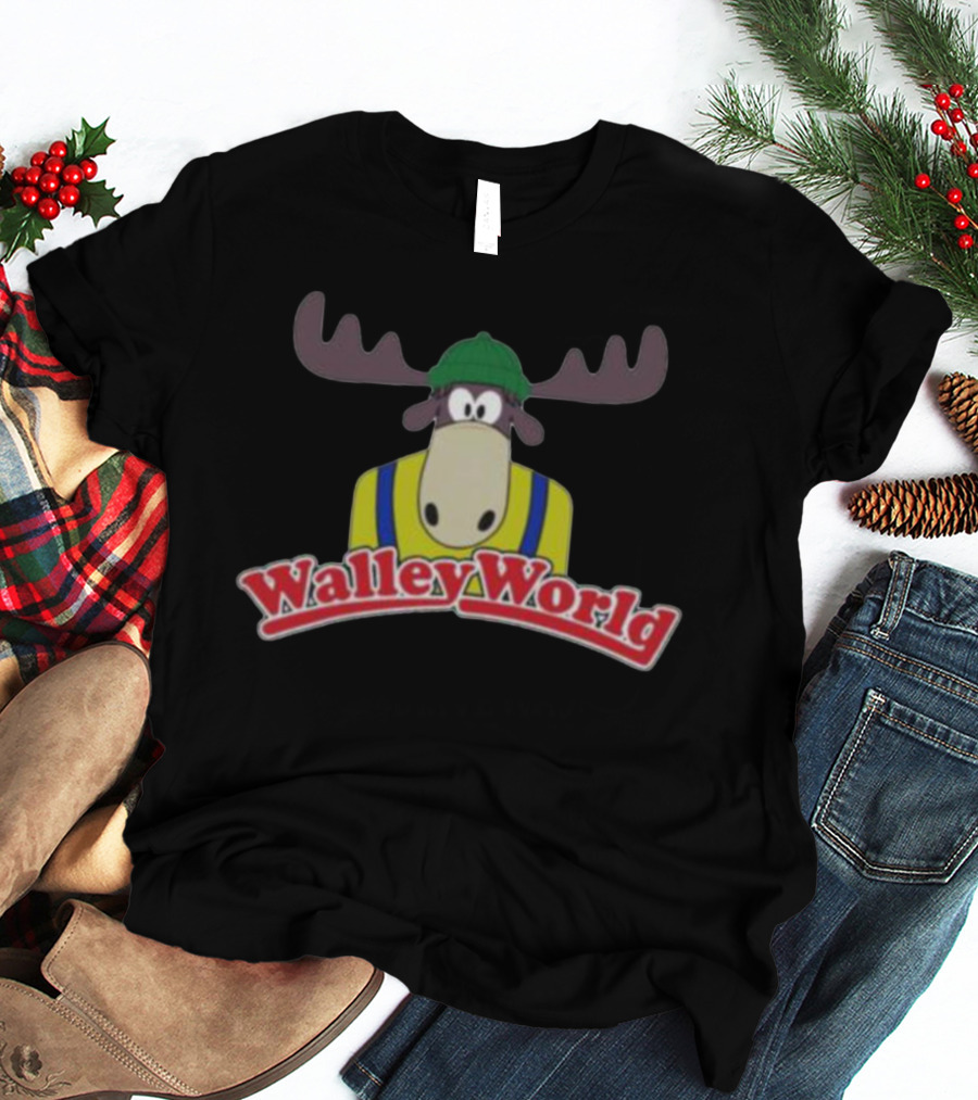 Marty Moose Walley World Mascot Retro Theme Park T-Shirt