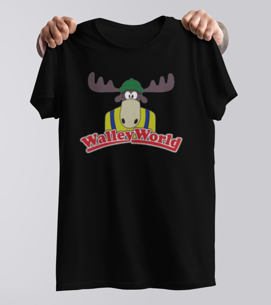 Marty Moose Walley World Mascot Retro Theme Park T-Shirt