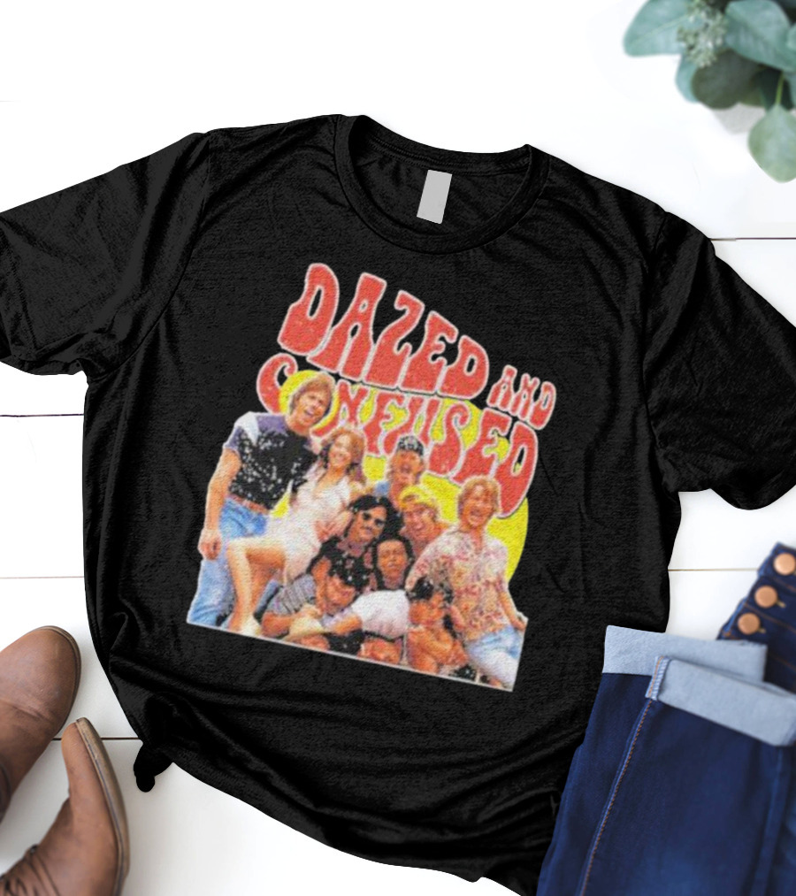 Dazed And Confused Movie Cast Group Image T-Shirt