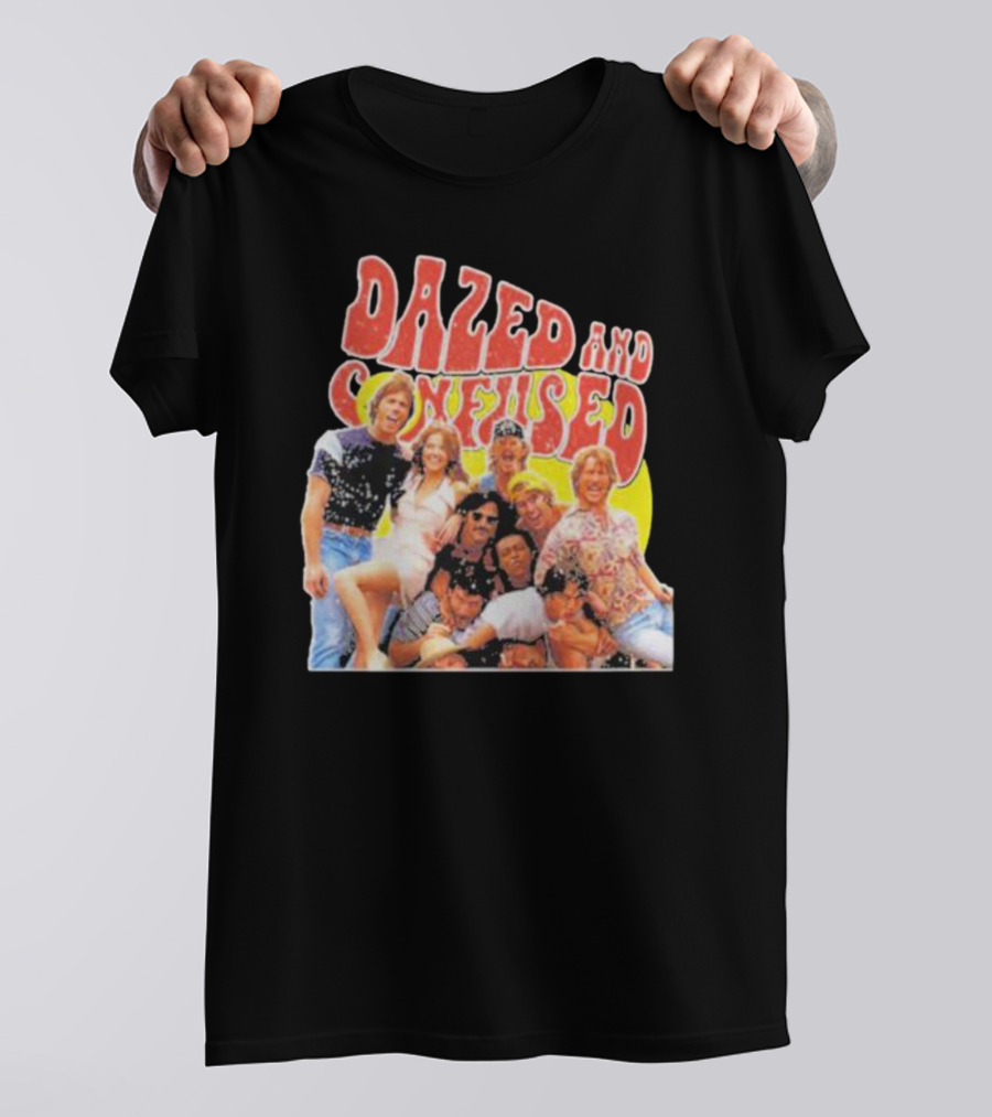 Dazed And Confused Movie Cast Group Image T-Shirt