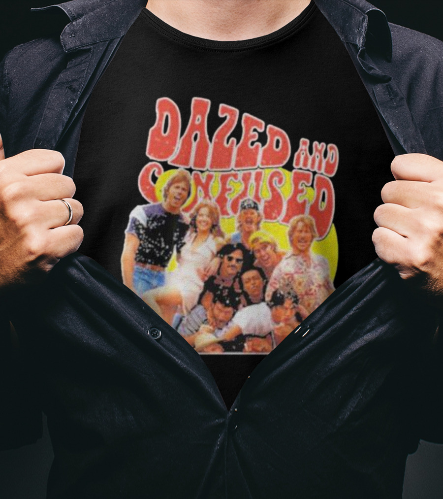 Dazed And Confused Movie Cast Group Image T-Shirt