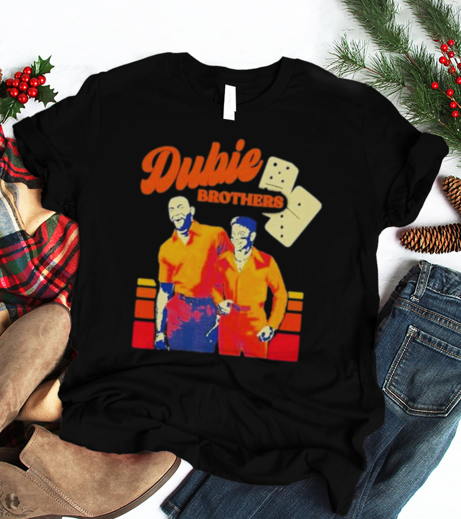 Dubie Brothers Domino Duo Orange Outfits T-Shirt