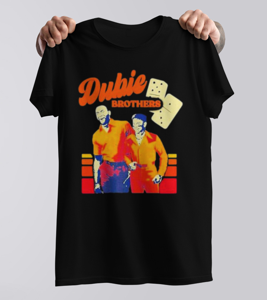 Dubie Brothers Domino Duo Orange Outfits T-Shirt