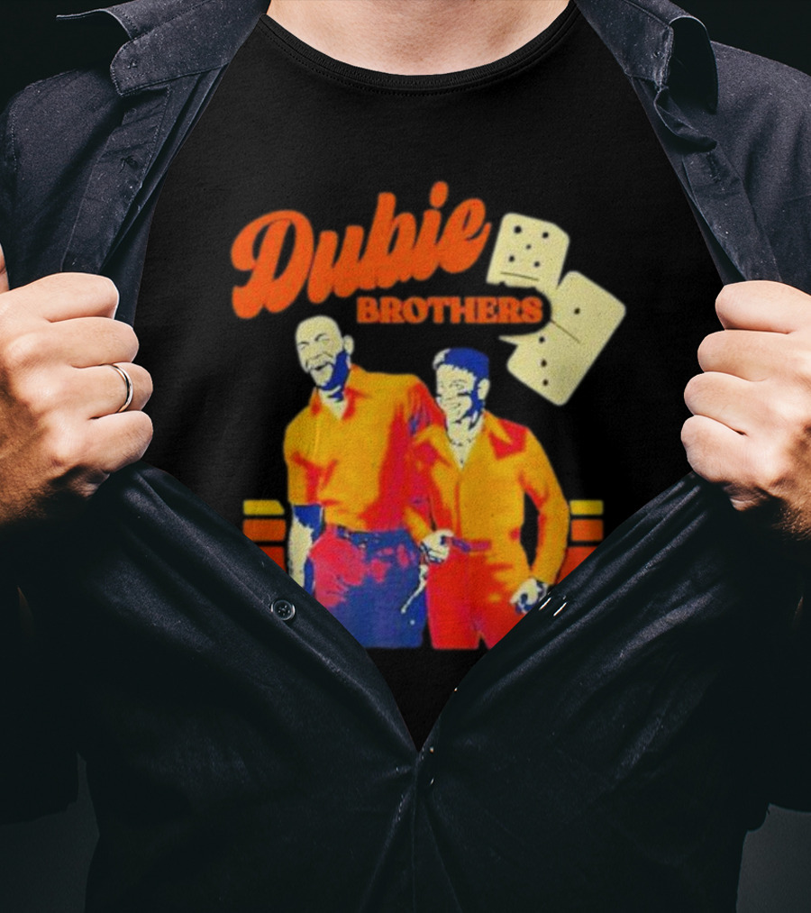 Dubie Brothers Domino Duo Orange Outfits T-Shirt