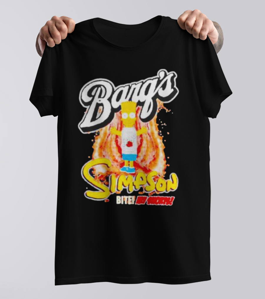 Barg’s Root Beer Bart Simpson Bite My Shorts T-Shirt