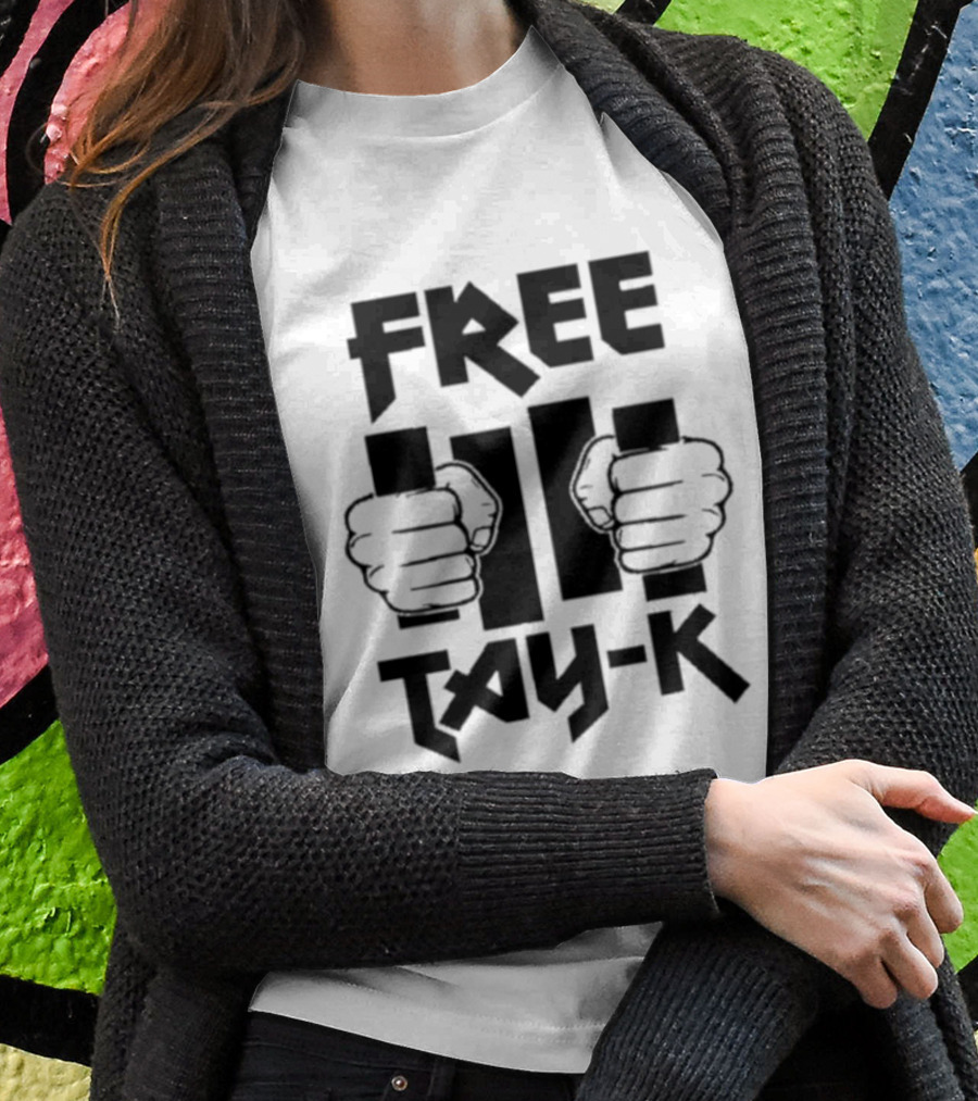 Free Tay-K Hands Behind Bars Iconic T-Shirt